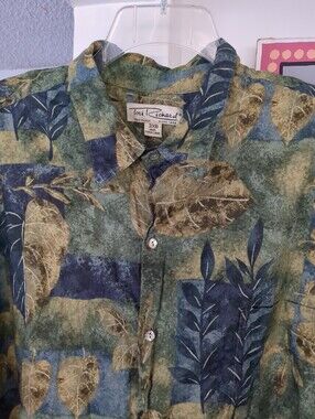 🌴 TORI RICHARD Hawaiian Shirt 3XB  Floral Print Cotton Lawn Mens 3XL Big